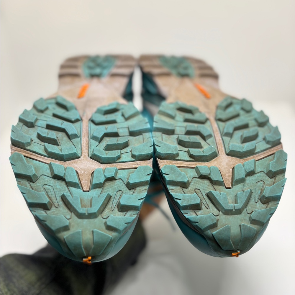 SCARPA Rush Trail Running Shoes Women’s 10 men’s 9 Teal  Vibram Hiking Sneakers - Picture 9 of 16